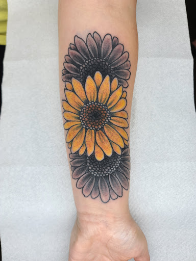 Explore dance tattoo ideas, creative tattoo ideas in Canton, available at Bound For Glory Ink Tattoo Company