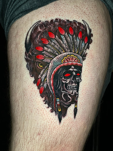 Explore shoulder tattoo ideas male, creative tattoo ideas in Georgetown, available at Iron Rite Tattoo South