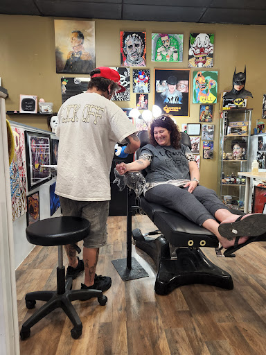 Explore foo dog tattoo ideas, creative tattoo ideas in Foley, available at Next Level Tattoo