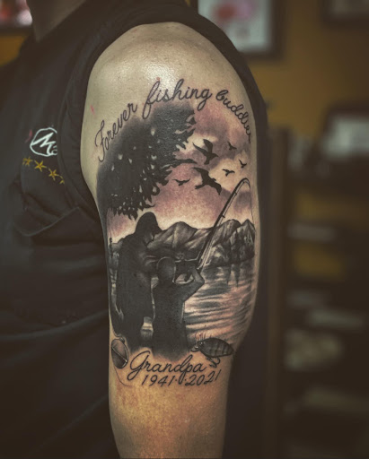Explore simple star wars tattoo ideas, creative tattoo ideas in Stevens Point, available at Black Rabbit Tattooing