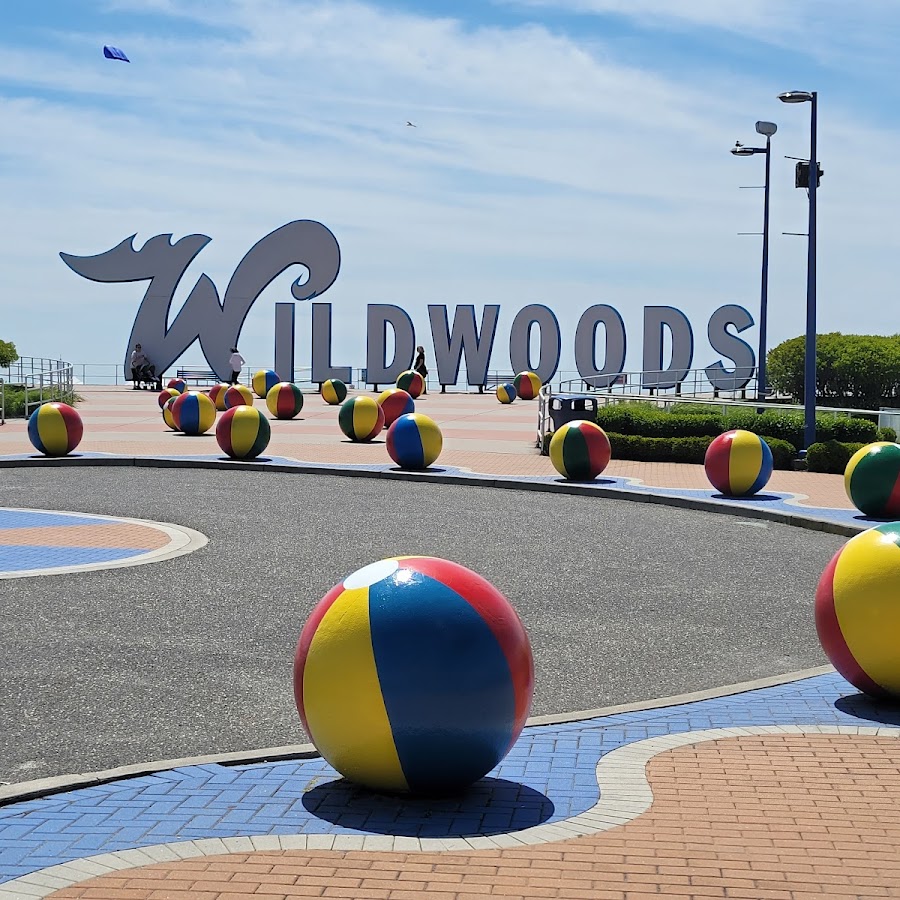 Wildwoods Beach Ball Sign