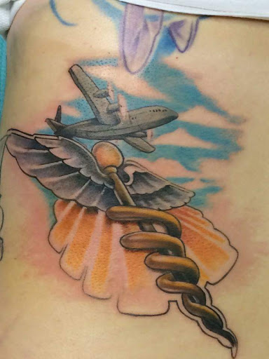 Explore tattoo ideas for leg sleeve, creative tattoo ideas in Savannah, available at Tatlyfe Studios