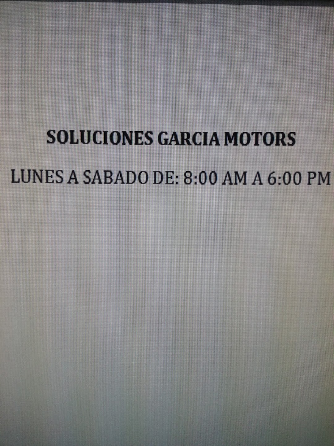 Soluciones Garcia Motors