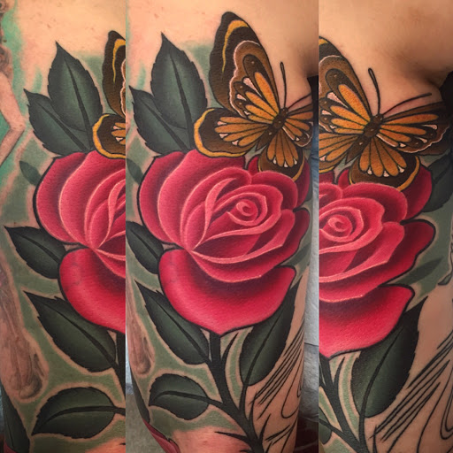 Explore back arm tattoo ideas, creative tattoo ideas in Johnson City, available at The Shamans Den