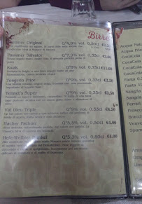 Ristorante Pizzeria Angus à Castello di Cisterna menu