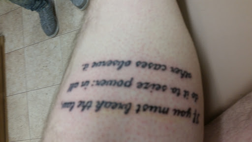 Explore gnome tattoo ideas, creative tattoo ideas in Casper, available at Ink Spot