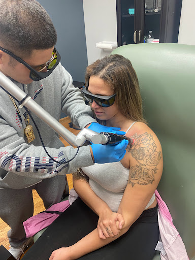 Explore shoulder blade tattoo ideas, creative tattoo ideas in Fort Wayne, available at Grade A Tattoos and Body Piercing