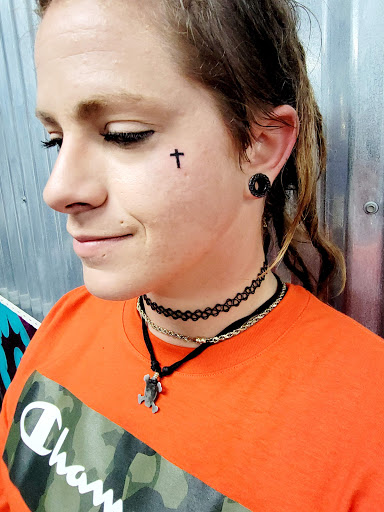 Explore swimming tattoo ideas, creative tattoo ideas in Sarasota, available at Z-Edge Tattoo and Body Piercing North Shop