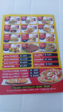 Menu du ISTANBUL KEBAB & PIZZERIA à Ostia