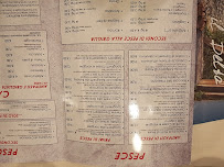 Carte du Ristorante da Renata à Porto Tolle