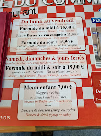 Café Restaurant Café du commerce à Rieux-Minervois (la carte)