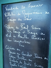 Rosé et Ciboulette à Brantôme menu
