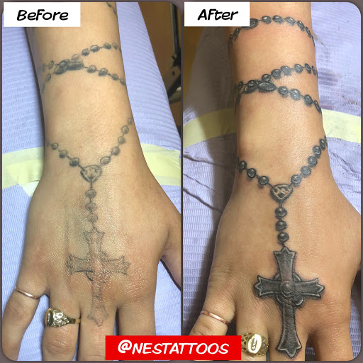 Explore back tattoo idea, creative tattoo ideas in Egg Harbor Township, available at Dreamline Ink Tattoo