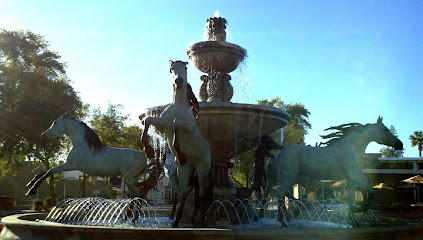Bronze Horse Fountain by Bob Parks