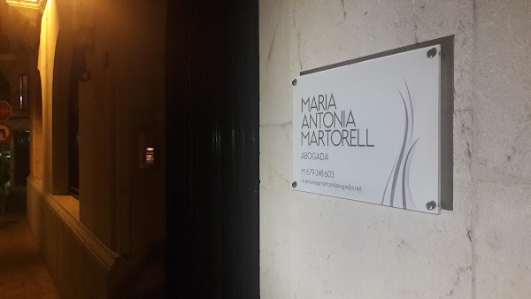 Maria Antonia Martorell abogada