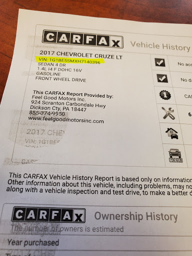 Car Dealer «Feel Good Motors, Dickson City», reviews and photos, 924 Scranton Carbondale Hwy, Dickson City, PA 18519, USA