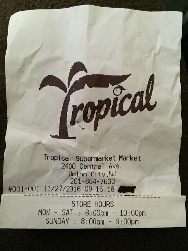 Supermarket «Tropical Supermarket», reviews and photos, 2400 Central Ave, Union City, NJ 07087, USA