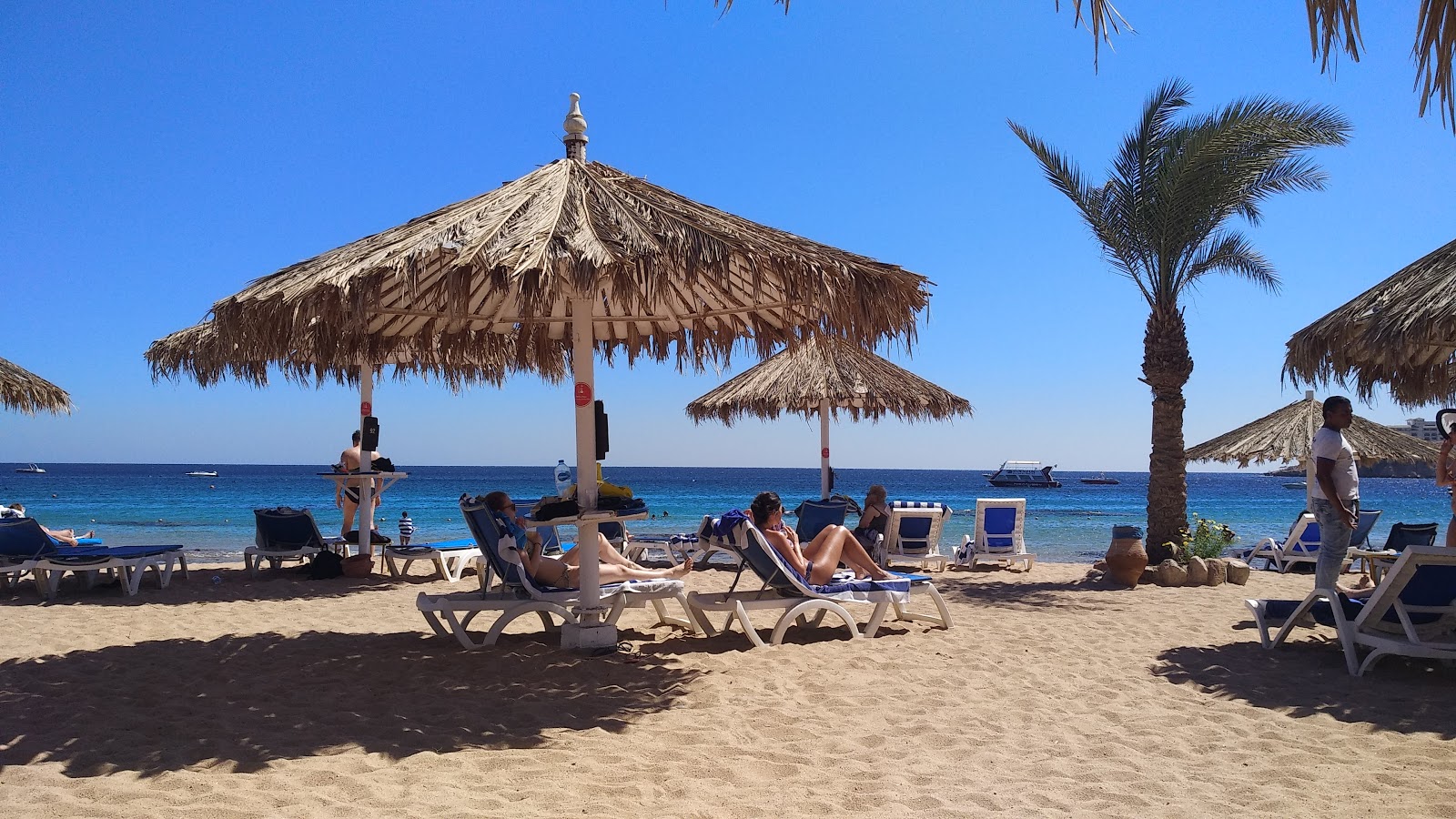 Photo of Naama bay beach and the settlement