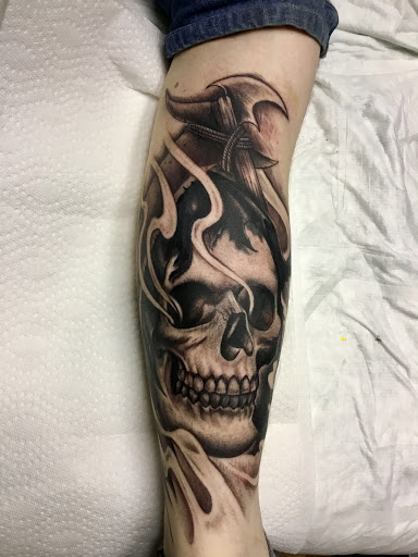 Explore karma tattoo ideas, creative tattoo ideas in Peoria, available at Big Top Tat2