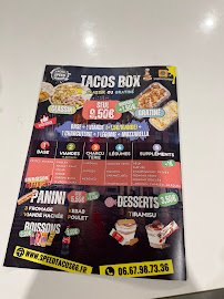 Speed Tacos Perpignan | Kebab | Tacos | Burger à Perpignan menu