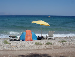 Foto von Paraliaki odos mit lange, gerade küste