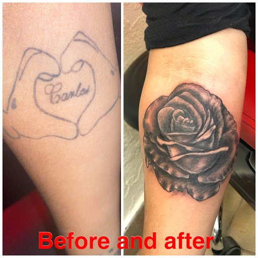 Explore tricep tattoo ideas for guys, creative tattoo ideas in Baytown, available at Big Juniors Tattoos