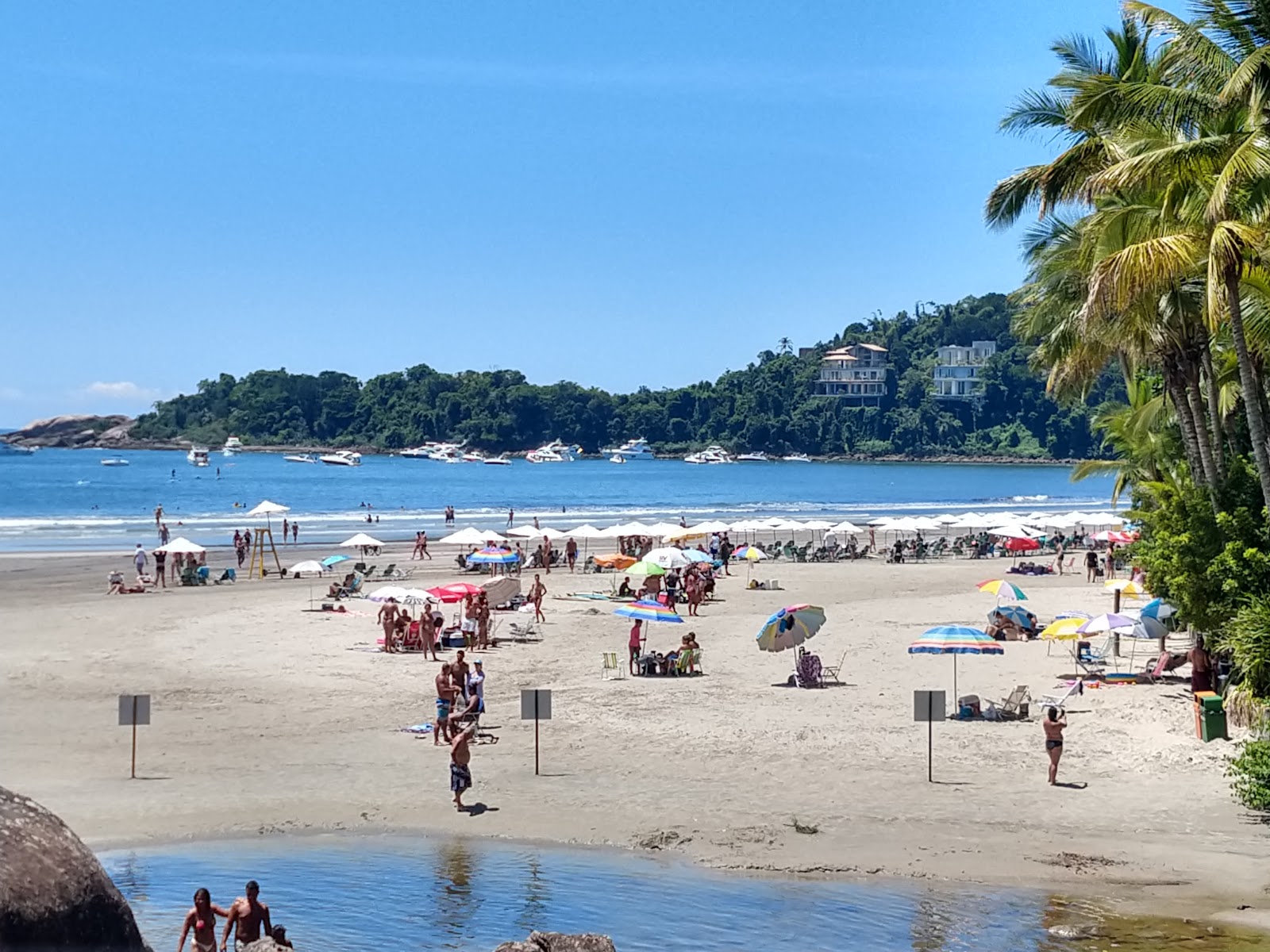 Foto di Spiaggia di Iporanga con una superficie del sabbia fine e luminosa