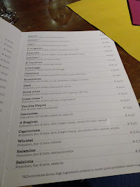 Menu / carte de Ristorante Pizzeria Narnali à Prato
