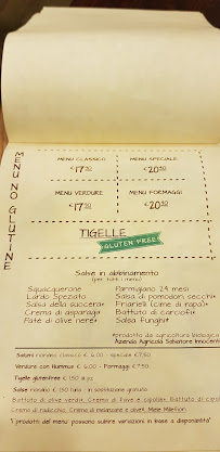 Tigelleria Romana - Vino e Cucina à Rome menu