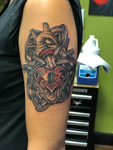Explore aries tattoo idea, creative tattoo ideas in Port Saint Lucie, available at Nevermore Tattoo studio
