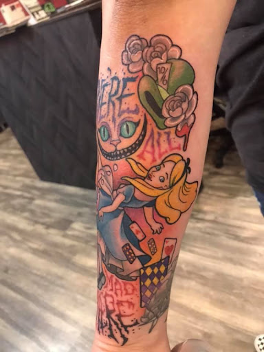 Explore dark art tattoo ideas, creative tattoo ideas in Jonesboro, available at Gallery Of Ink Tattoo Shop