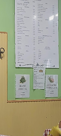 Carte du Trattoria San Giorgio à San Giorgio di Lomellina