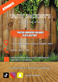 Tasty Factory's à La Grand-Croix menu
