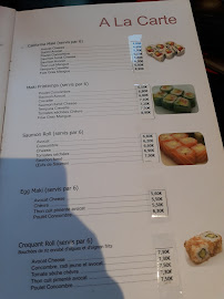 Menu / carte de So Sushi à Angers