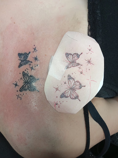 Explore hunting tattoo ideas for men, creative tattoo ideas in Hamilton, available at A New Part of You Tattoos and Piercings