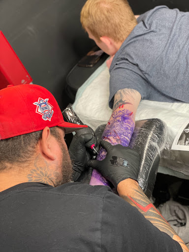 Explore nose tattoo ideas, creative tattoo ideas in Goose Creek, available at Red Kirin Tattoo