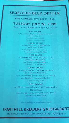 Brewpub «Iron Hill Brewery & Restaurant», reviews and photos, 124 E Kings Hwy, Maple Shade Township, NJ 08052, USA