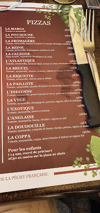 La Paillote à La Tranche-sur-Mer menu