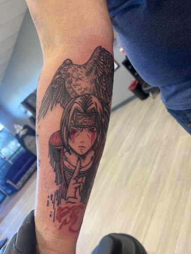 Explore star tattoo cover up ideas, creative tattoo ideas in Cocoa, available at Rorschach Tattoo Shop and Piercing Studio