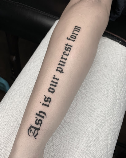 Explore pura vida tattoo ideas, creative tattoo ideas in Edgewood, available at Wild Coyote Tattoo