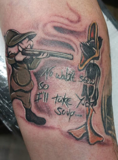 Explore tattoo original ideas, creative tattoo ideas in Dixon, available at Ink on the left