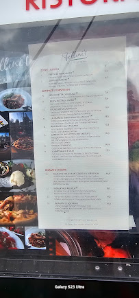 Menu / carte de Ristorante Fellini's à Rostock