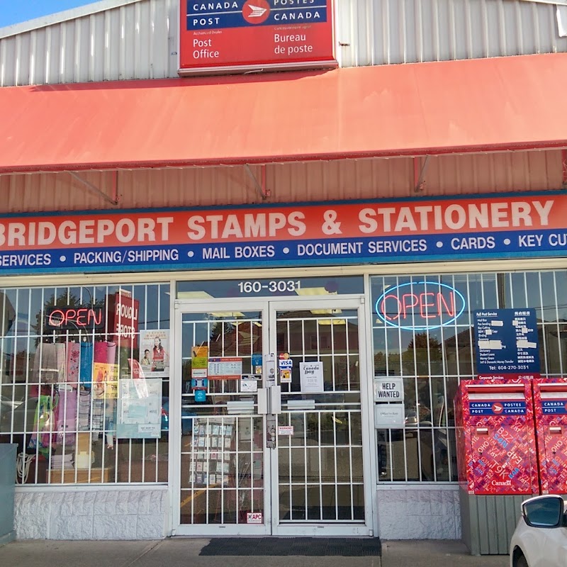 BRIDGEPORT STAMPS AND STATIONARY POST OFFICE