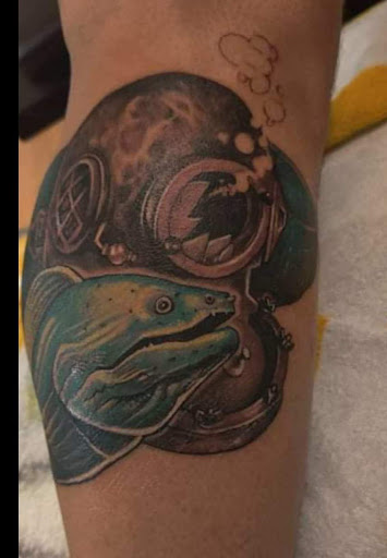 Explore cover up tattoo ideas on foot, creative tattoo ideas in Pahoa, available at Electric Jungle Tattoo