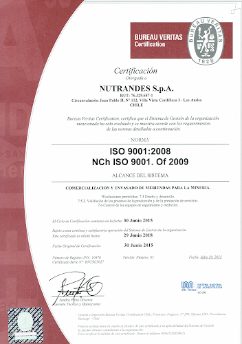 Consultores ISO 9001 SpA - San Felipe