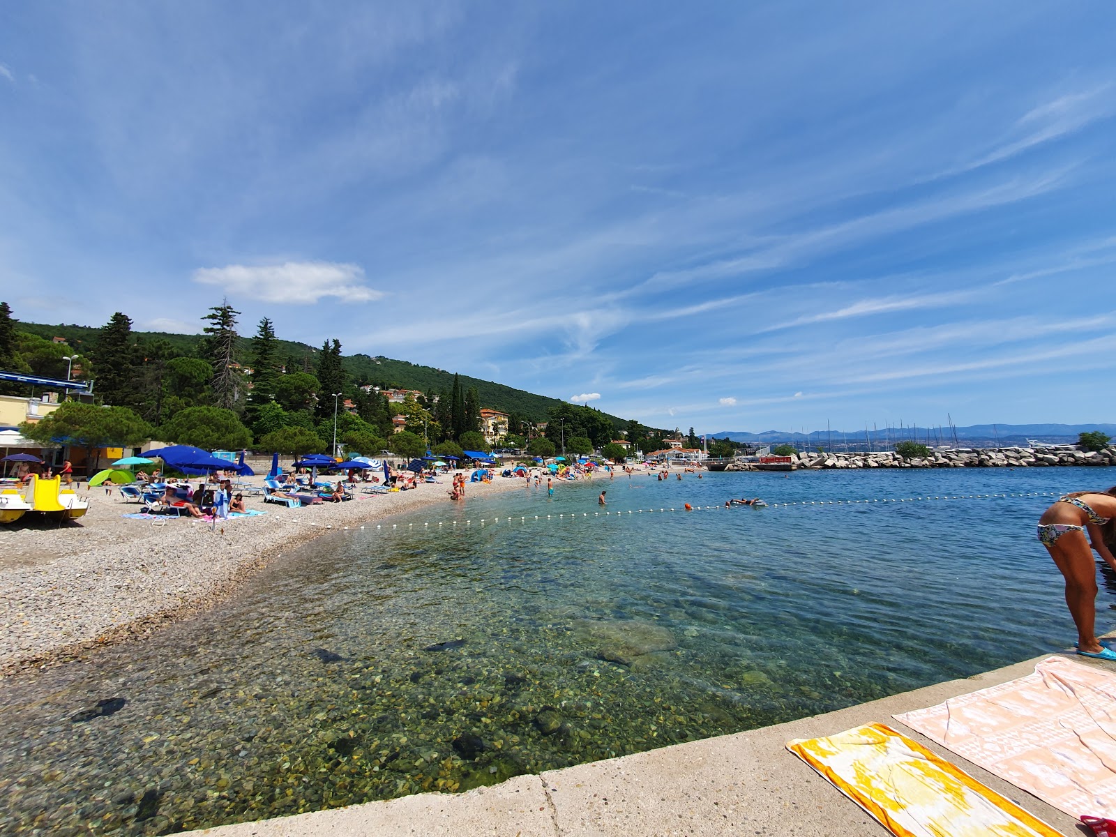 Fotografie cu Icici beach cu nivelul de curățenie înalt