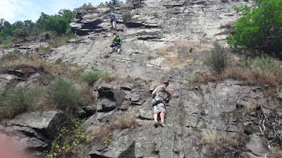 VERTIG', via ferrata et tyrolienne géante. à Clécy