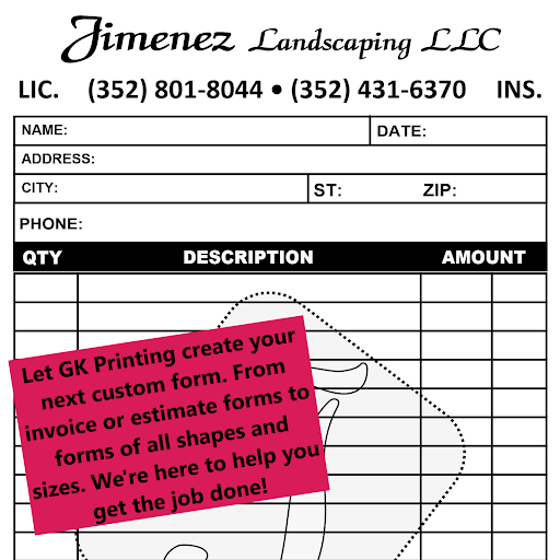 Print Shop «GK Printing -Tavares FL», reviews and photos, 336 W Burleigh Blvd, Tavares, FL 32778, USA