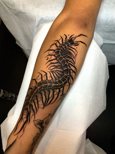 Explore tattoo ideas pets, creative tattoo ideas in Asheboro, available at BlackHeart Tattoo