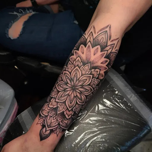 Explore love heart tattoo ideas, creative tattoo ideas in Valdosta, available at Acid Ink Tattoos